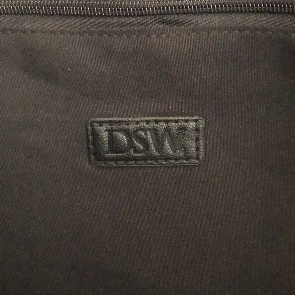 NWOT faux leather leopard print tote bag from DSW.
